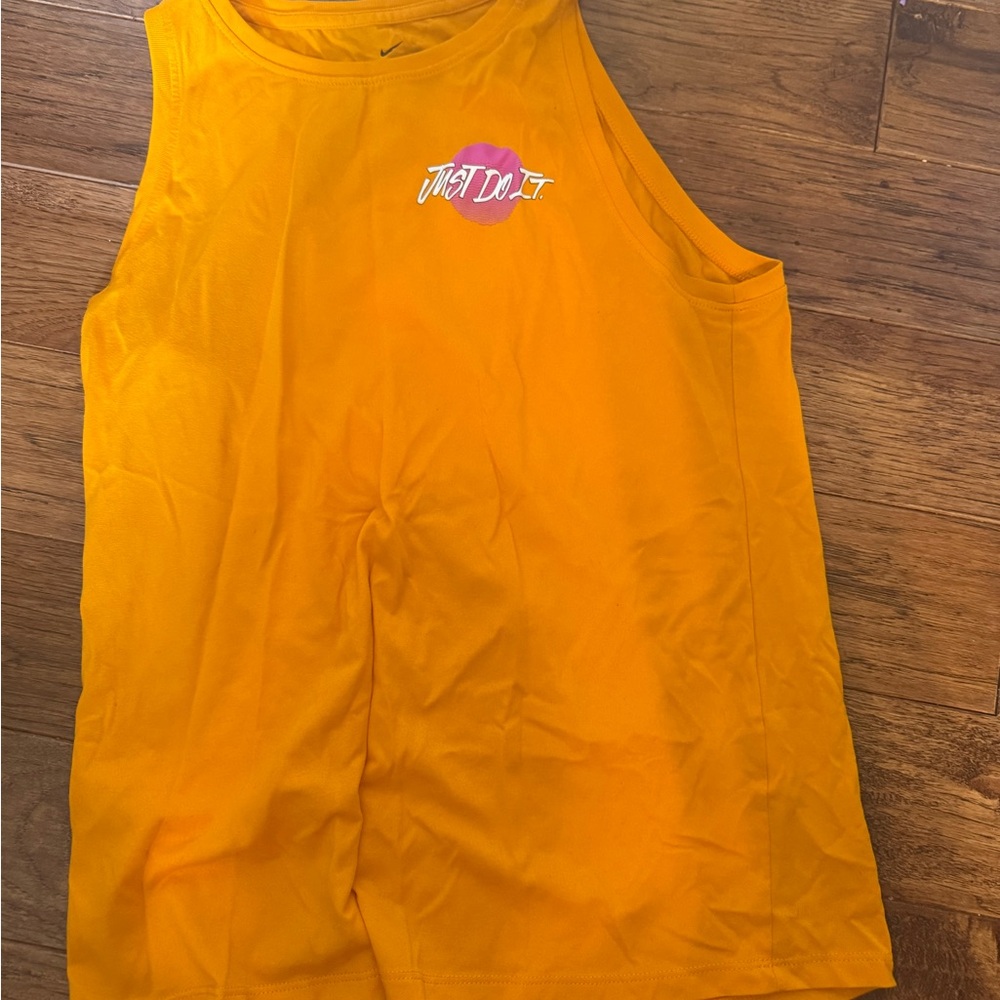 Nike Dri-FIT Tee in Bright Orange